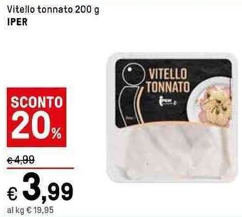 Iper La Grande Vitello tonnato 200 g IPER offerta