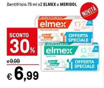 Iper La Grande Dentifricio 75 ml x2 ELMEX o MERIDOL offerta