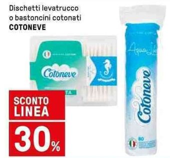Iper La Grande Dischetti levatrucco o bastoncini cotonati COTONEVE offerta