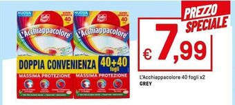 L'Acchiappacolore 40 fogli x2 GREY