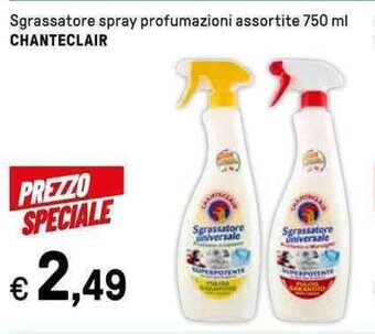 Iper La Grande Sgrassatore spray profumazioni assortite 750 ml CHANTECLAIR offerta