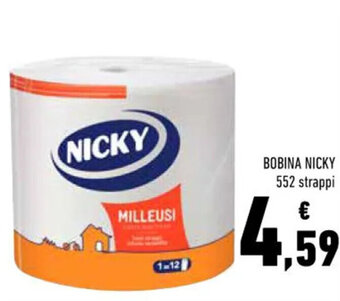 Conad BOBINA NICKY 552 strappi offerta