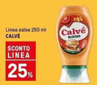 Iper La Grande Linea salse 250 ml CALVÉ offerta