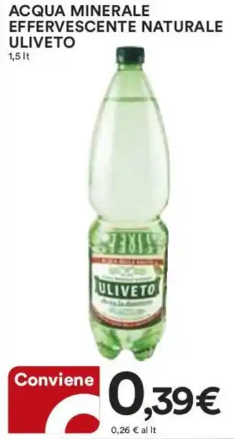 Coop ACQUA MINERALE EFFERVESCENTE NATURALE ULIVETO offerta
