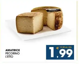 SeBón Supermercati AMATRICE PECORINO L'ETTO offerta