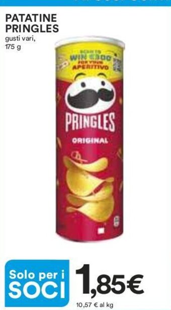 Coop PATATINE PRINGLES gusti vari, 175 g offerta