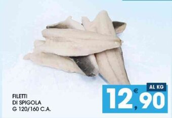 SeBón Supermercati FILETTI DI SPIGOLA G 120/160 C.A. offerta