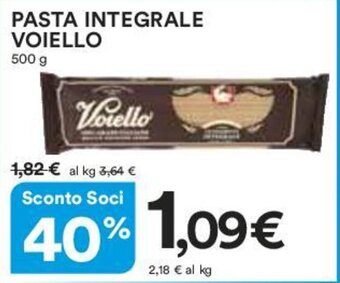 Coop PASTA INTEGRALE VOIELLO 500 g offerta