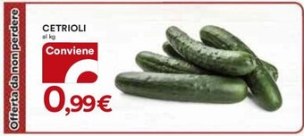 Coop CETRIOLI al kg offerta
