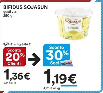 Coop BIFIDUS SOJASUN gusti vari, 250 g offerta