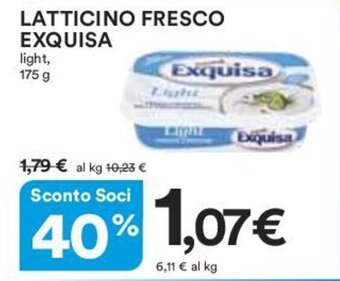 Coop LATTICINO FRESCO EXQUISA light, 175 g offerta