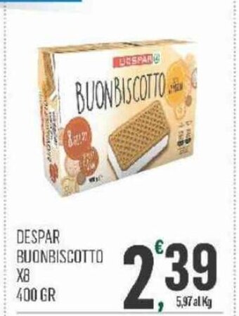 Vibian DESPAR BUONBISCOTTO X8 400 GR offerta