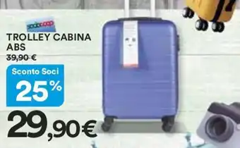Coop TROLLEY CABINA ABS offerta