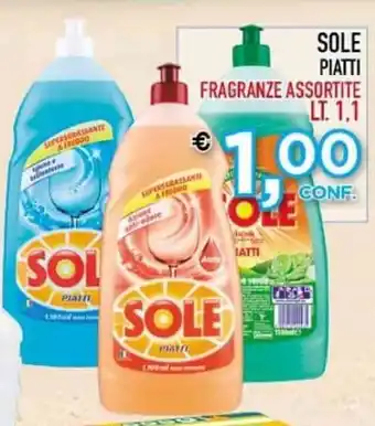 Gran Risparmio SOLE PIATTI 1,1 lt offerta