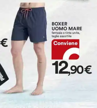 Coop BOXER UOMO MARE fantasia o tinta unita, taglie assortite offerta