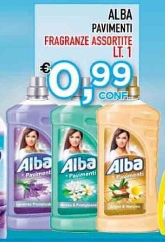 Gran Risparmio ALBA PAVIMENTI FRAGRANZE ASSORTITE LT. 1 offerta