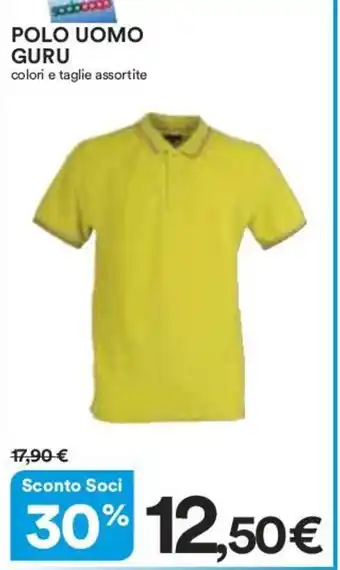 Coop POLO UOMO GURU colori e taglie assortite offerta