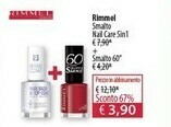 Acqua & Sapone Rimmel Smalto Nail Care 5in1/Smalto offerta