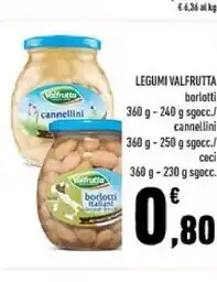Conad Valfrutta legumi offerta