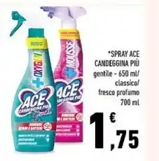 Conad Ace spray candeggina piu offerta