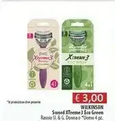 Acqua & Sapone Wilkinson Sword Xtreme 3 Eco Green offerta