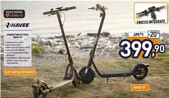 Unieuro Navee - monopattino elettrico v40 offerta