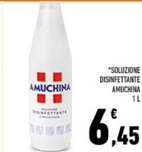 Conad Amuchina soluzione disinfettante offerta