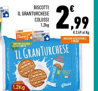Conad Superstore Colussi biscotti il granturchese offerta