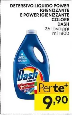 Panorama Dash detersivo liquido power igienizzante e power igienizzante colore offerta