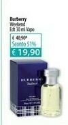 Acqua & Sapone Burberry Weekend offerta