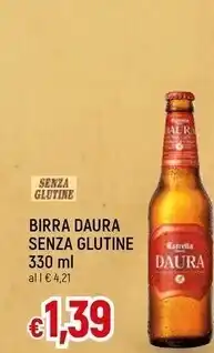 Famila Damm daura birra daura senza glutine offerta