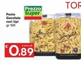 Despar Garofalo pasta vari tipi offerta
