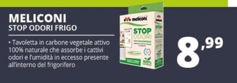 Comet Meliconi stop odori frigo offerta