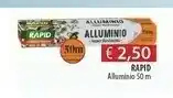 Acqua & Sapone Rapid Alluminio 50m offerta