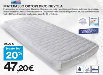 Coop MATERASSO ORTOPEDICO NUVOLA offerta