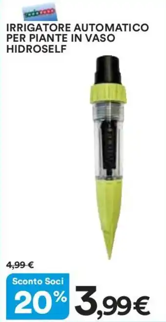 Coop IRRIGATORE AUTOMATICO PER PIANTE IN VASO HIDROSELF offerta