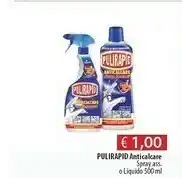 Acqua & Sapone Pulirapid Anticalcare Spray 500ml offerta