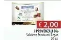Acqua & Sapone I Provenzali Bio Salviette Struccanti Argan 20 Pz offerta