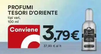 Coop PROFUMI TESORI D'ORIENTE tipi vari, 100 ml offerta