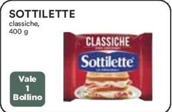 Coop SOTTILETTE classiche, 400 g offerta