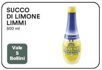 Coop SUCCO DI LIMONE LIMMI 500 ml offerta