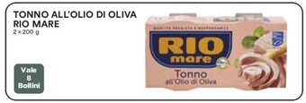 Coop TONNO ALL'OLIO DI OLIVA RIO MARE 2 x 200 g offerta