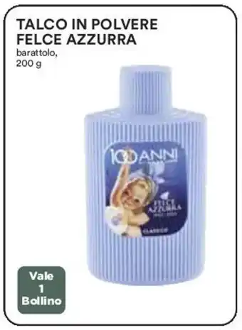 Coop TALCO IN POLVERE FELCE AZZURRA barattolo, 200 g offerta