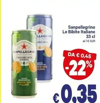 A&O San Pellegrino Aranciata Amara 330 G(ml) offerta