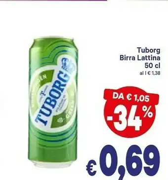 A&O Tuborg Birra 500 G(ml) offerta