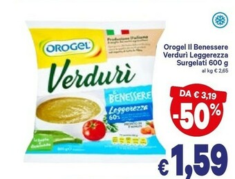 A&O Orogel Verdurì Leggerezza Il Benessere offerta