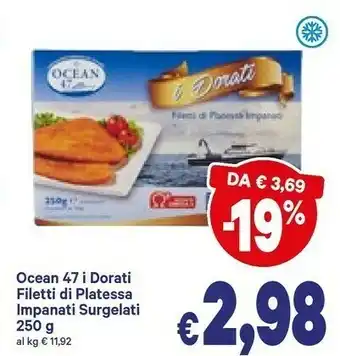 A&O Ocean 47 - I Dorati Filetti Di Platessa Impanati 250 G(ml) offerta