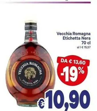 A&O Vecchia romagna Brandy Invecchiato In Botti Di Rovere Etichetta Nera 700 G(ml) offerta