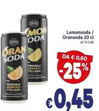 Lemonsoda/oransoda