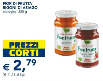 FIOR DI FRUTTA RIGONI DI ASIAGO biologica, 250 g